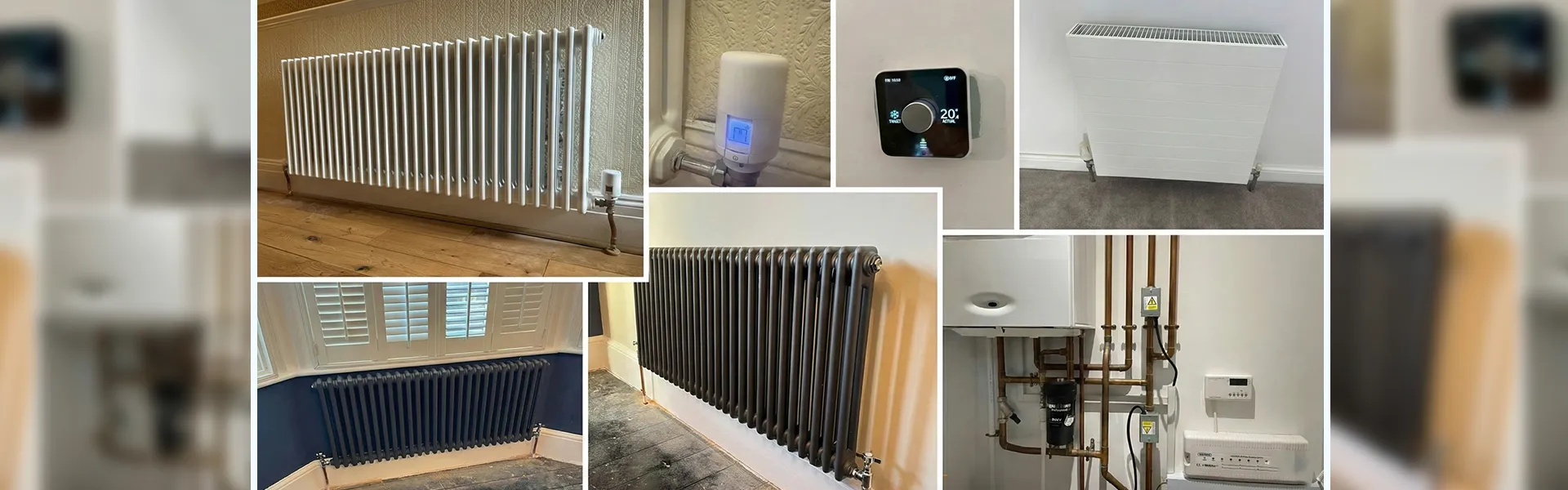 Professional boiler service and maintenance work.